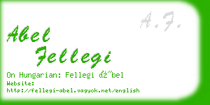 abel fellegi business card